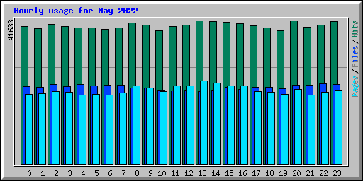 Hourly usage for May 2022